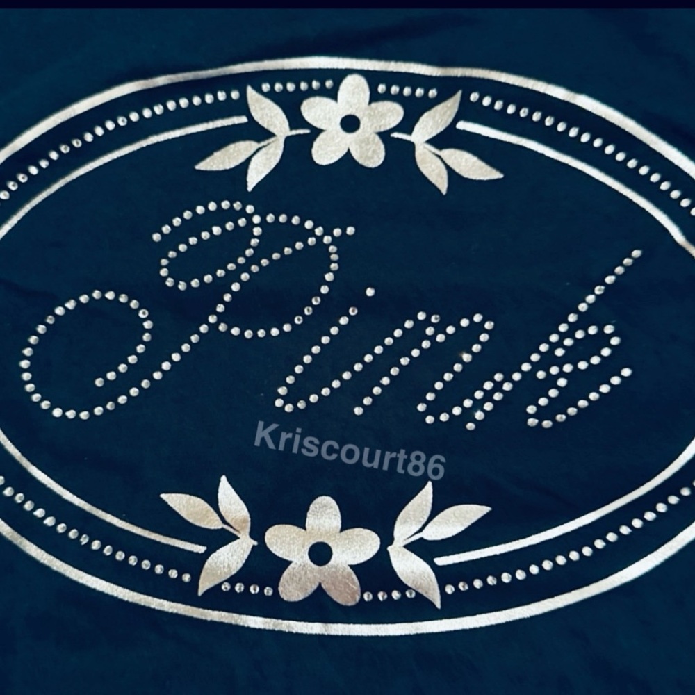 VSPINK Bling Navy Blue Limited Edition Tee NEW WITH TAGS - Picture 5 of 17